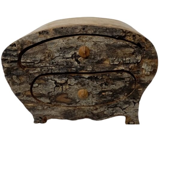 Μπιζουτιέρα από ξύλο ελιάς 9,5x3,8 εκατοστά